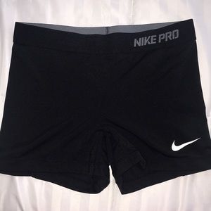 Nike pro compression shorts